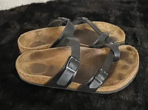 Birkenstock Mayari Birko-Flor Sandal Black Size 38 7.5 thumbnail 1