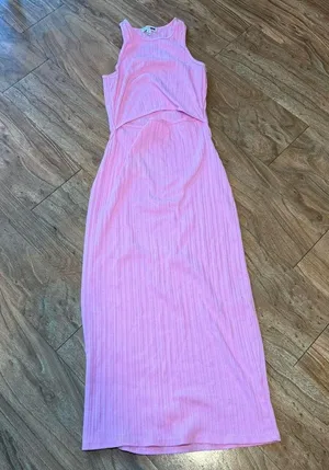 Pink Sleeveless Dress thumbnail 1