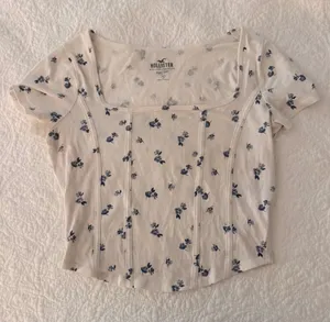 Hollister Cropped Floral Top thumbnail 1