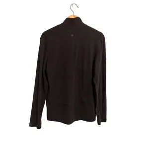 Lululemon Classic Activewear 1/4 Zip Pullover Black Medium thumbnail 4