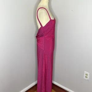 Reformation Breslin Dress Pink‎ thumbnail 5