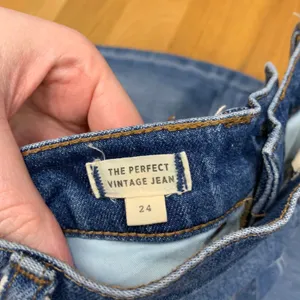 Madewell The‎ Perfect Vintage Jean High Rise Raw Hem Medium Wash Blue Size 24 thumbnail 7