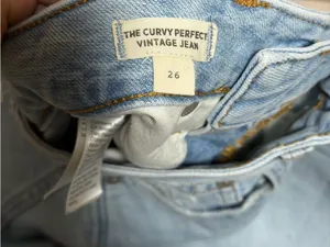 Madewell Women Denim The‎ Curvy Perfect Vintage Light Blue Jeans size 26 thumbnail 9