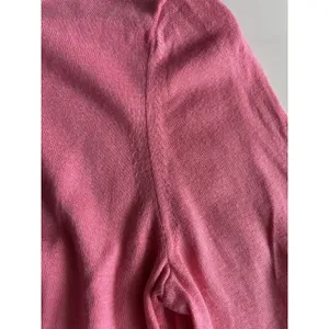 Banana Republic Silk Cashmere Sweater Womens Medium Pink Crew Neck Pullover M thumbnail 10