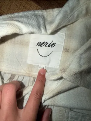 aerie oversized flannel thumbnail 4