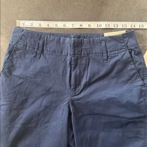 Women’s Navy Blue Straight Leg High Rise Office Casual Pants a new day 4R NEW thumbnail 8
