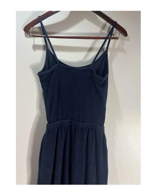 OFFLINE By Aerie Summer Lights Terry Jumpsuit Navy Blue Size Smal thumbnail 5