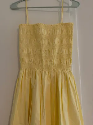 Georgie Midi Dress Yellow Size XS thumbnail 2