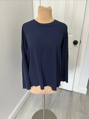 Tkees Core Long Sleeve Tee Navy thumbnail 4