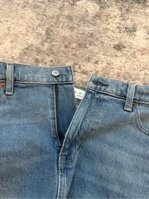 Abercrombie Mid Rise Mini Jean Skirt thumbnail 4