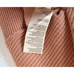 Free People We The Free Ottoman Slouchy Tunic Thermal Top Dusty Pink XS NWT thumbnail 8
