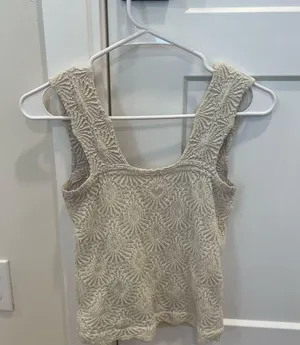 Free People White Sleeveless Top thumbnail 4