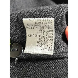Vintage 90s Black Cocktail Martini Embroidered Cardigan Quirky Sweater Large thumbnail 6