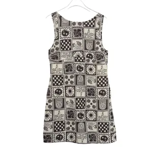 Urban Outfitters Charlotte Linen Mermaid Print Shift Dress XS NWT Nautical Mini thumbnail 4