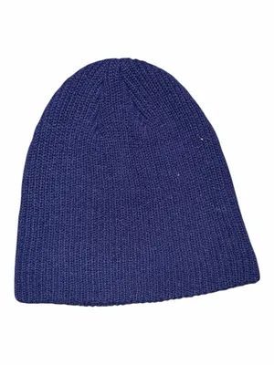 Burton Beanie Navy Blue Ribbed Knit Snowboard Ski Winter Hat Minimalist Outdoor thumbnail 2