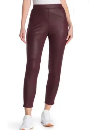 Free People MIDNIGHT VEGAN FAUX SUEDE LEGGINGS thumbnail 3