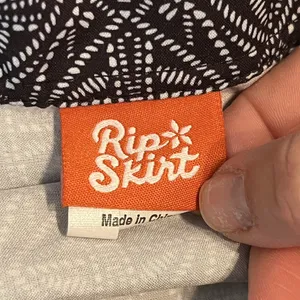 RipSkirt Hawaii Wrap Skirt Surf‎ Travel Resortcore Women Black White Medium thumbnail 3