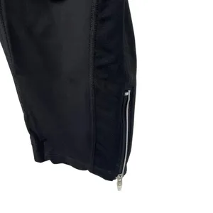 Splits59 Black Mesh Detail‎ Zip Ankle Cropped Leggings Size Large thumbnail 5