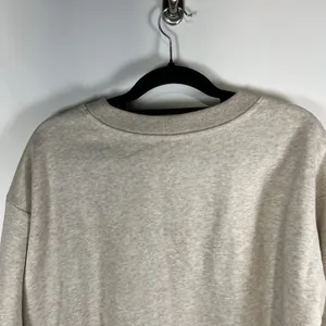 Zella Oatmeal Heather Cotton Casual Athletic‎ Sweater Zip Sides Women’s Size L thumbnail 9