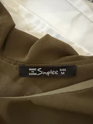 Simple Olive Green Maxi Dress with Tie Waist thumbnail 2