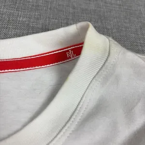 Lauren Ralph Lauren T-Shirt Womens M Red Striped Crew Neck Short Sleeve Nautical thumbnail 5