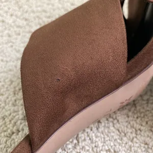 BCBGeneration Suede Chocolate Brown Mule Heels thumbnail 14