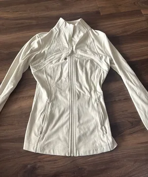 Lululemon White Define Jacket thumbnail 1