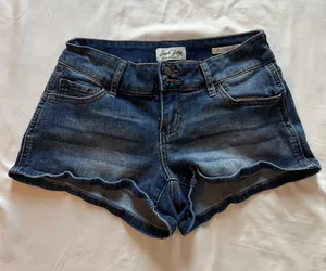Micro low rise shorts Blue Size 25 thumbnail 1