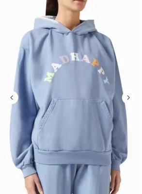 Madhappy Set of 2 Pastels French Terry Sweatpants & hoodie Blue Size S Set thumbnail 2