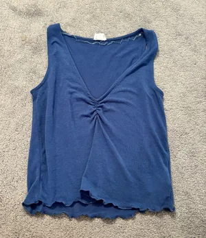 Cotton On Blue Tank thumbnail 1