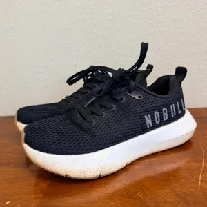 Nobull Journey‎ Black White Running Shoes Women's 6.5 Mesh Gym Trainer Sneakers thumbnail 9