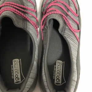 Skechers Gray pink‎ slip on Sneakers Go Steps women’s size 8.5 Go Go Mat walking thumbnail 4