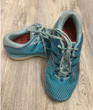 Saucony Triumph ISO 5 Women's Running Shoes Teal Blue Athletic‎ Size 9 thumbnail 1