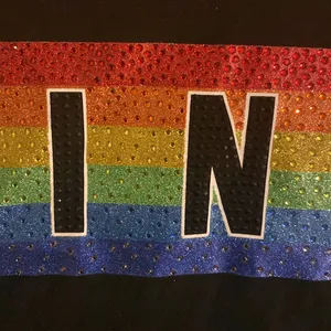 Bnwot | Vs Pink | Super Rare | Pride Rainbow 🌈 Colors With All Rhinestones thumbnail 4