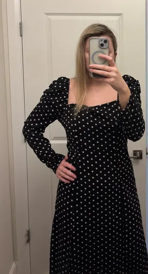 Petal & Pup black and white polka dot Dress thumbnail 1