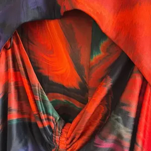✨Showpo. Rhaine Gathered Bardot Phoenix Rising Sz 6 Dress✨ thumbnail 6