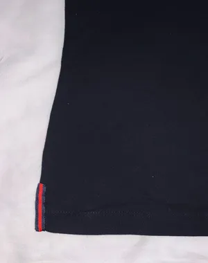 Womens Polo Shirt W/Bow Tie Black thumbnail 3