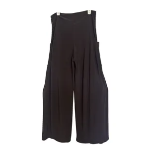 Talk of the Walk Brown High Rise Extra Wide Leg Pull On Pants Large Pockets M thumbnail 2