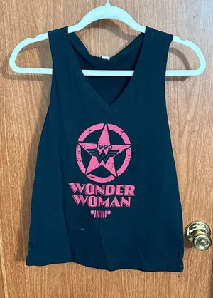 Wonder Woman Black Tank Top thumbnail 1