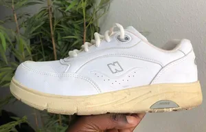 New Balance Rare Vintage 90s Retro White 811 lace up sneakers trainers Made in US. Women 7.5 thumbnail 3