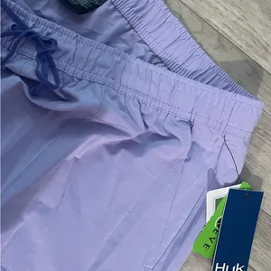 Huk NWT XL performance purple drawstring shorts pockets xl thumbnail 3