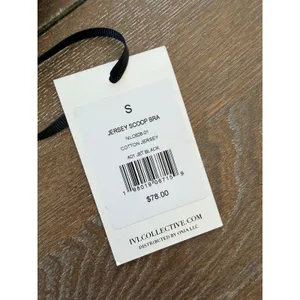 NWT - IVL Collective Jersey Scoop‎ Bra Women Jet Black S thumbnail 2