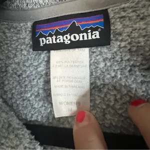 Patagonia Better Sweater 1/4‎ Zip Gray Fleece Jacket M Women’s thumbnail 4