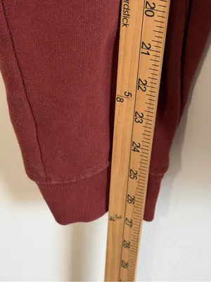 Lululemon Scuba High Rise Jogger Size 10 Terracotta Burnt Orange Fleece Pants thumbnail 6