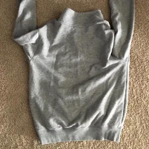 PINK - Victoria's Secret Zip up gray sweater with text thumbnail 4