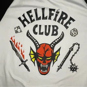 Hell fire club short sleeve t shirt medium stranger things shirt thumbnail 2