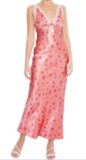 Wild Fable Satin Floral Dress Size XS thumbnail 1