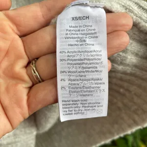 Madewell Fulton Gray Crew Neck Sweater thumbnail 6