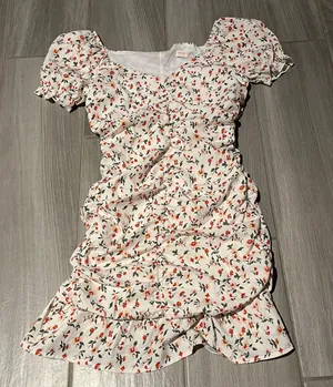 Romwe Floral Tight Dress thumbnail 1