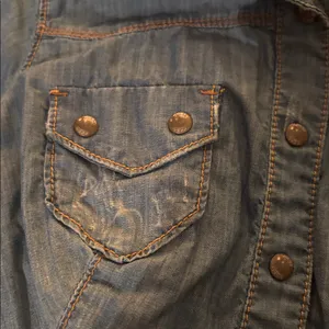 Guess Lexi denim shirt distressed look J thumbnail 13